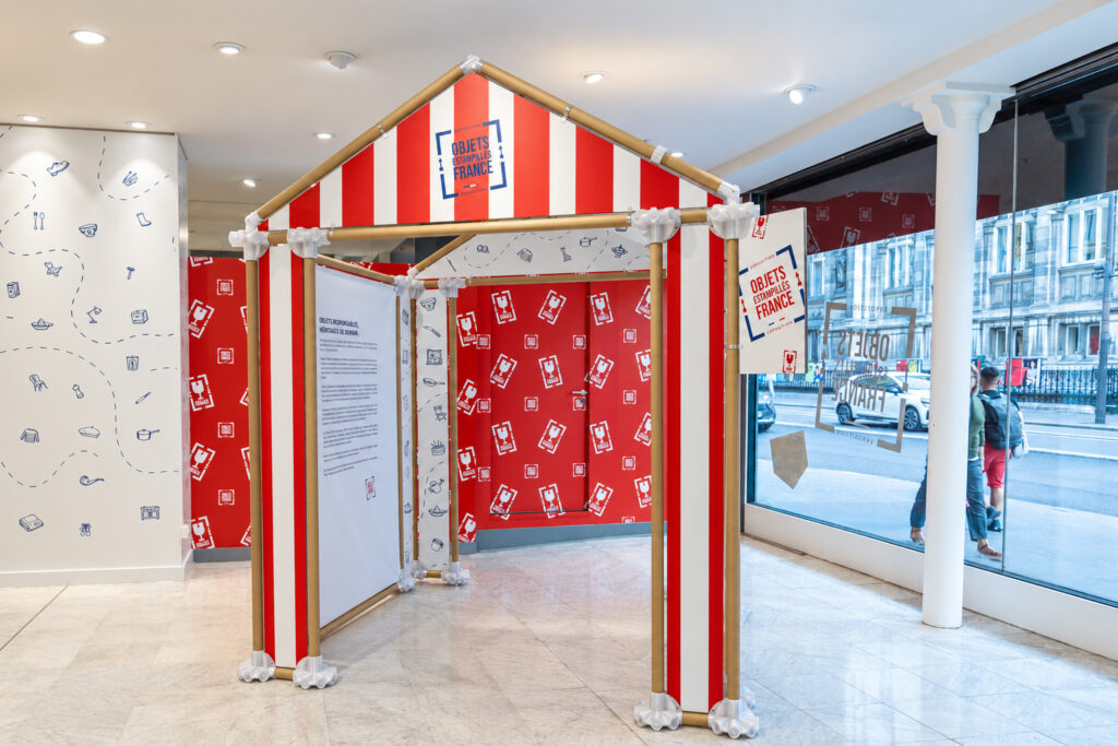 Scénographie Objets Estampillés France au BHV Marais par IF Martin Méry
