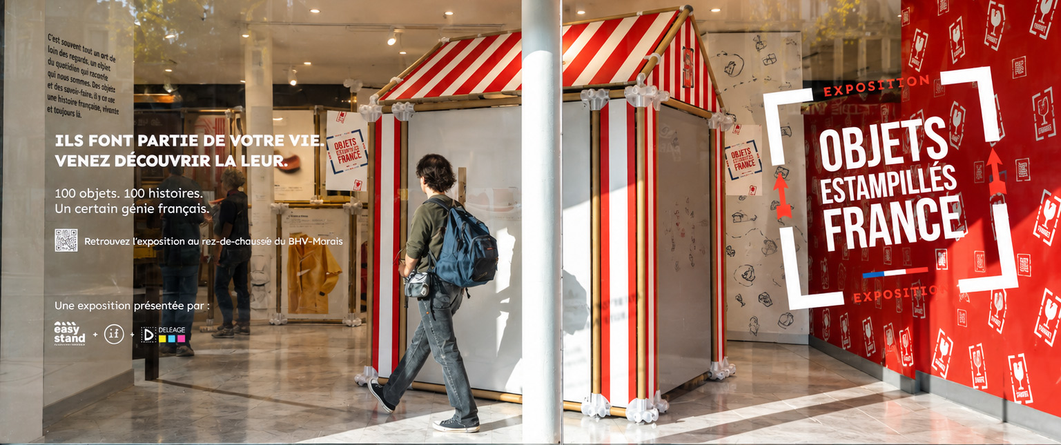 Système easystand pour scénographie modulaire