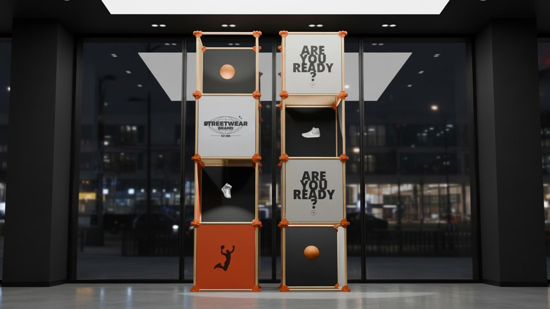 Aménagement d’espace avec Easystand, solution éco-conçue pour scénographie et retail
